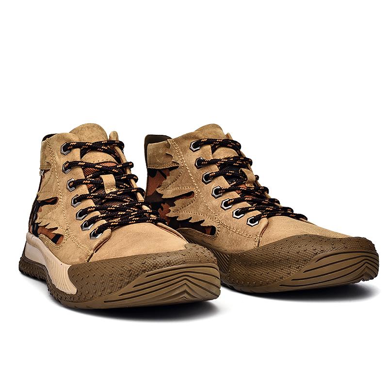 Мужская новая кожаная спортивная обувь на открытом воздухе, повседневная обувь, деловая кожаная обувь для доски, ботинки