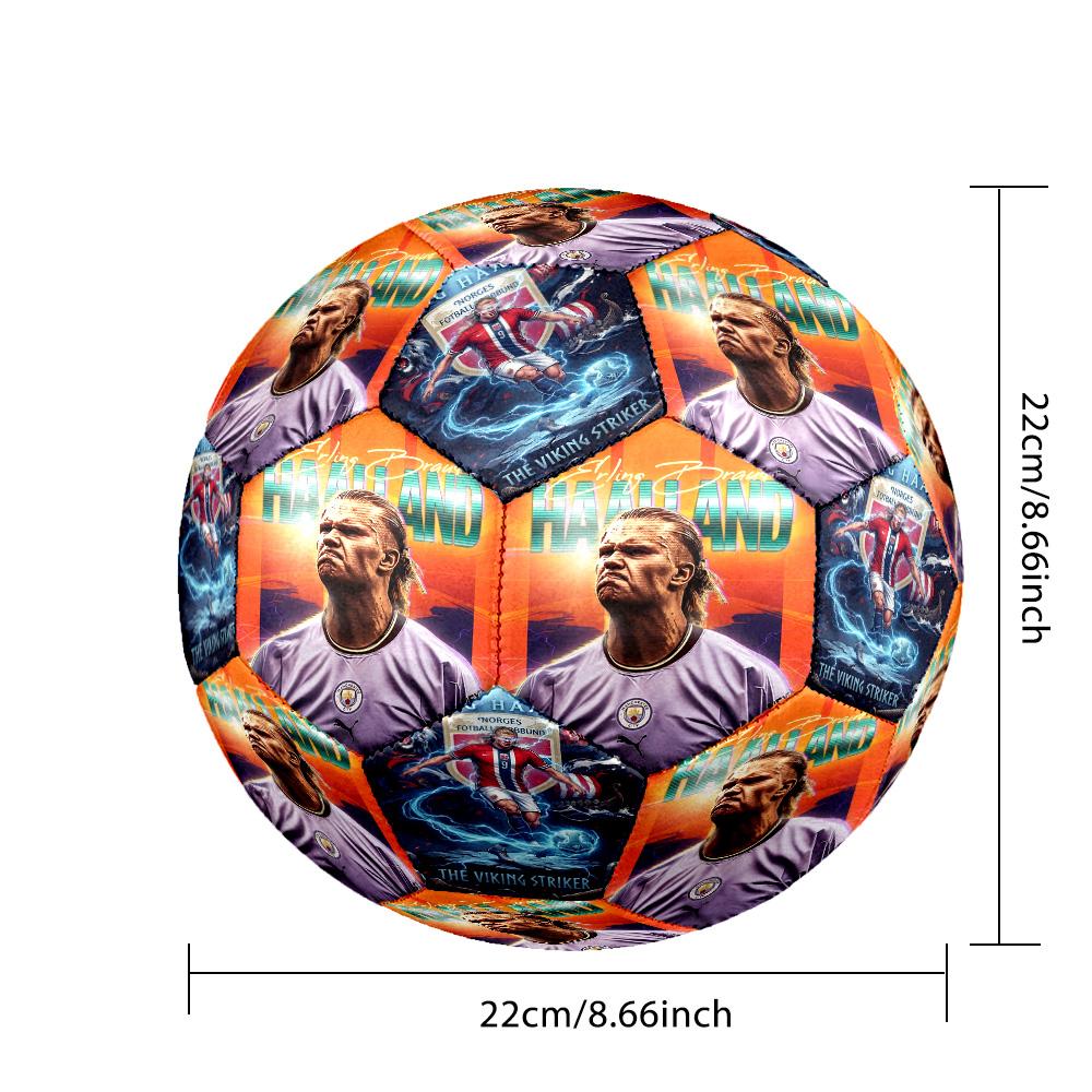Haaland Manchester City Football Players Size 5 Football Machine Sewn Indooroutdoor Universal Football For Football Accessories