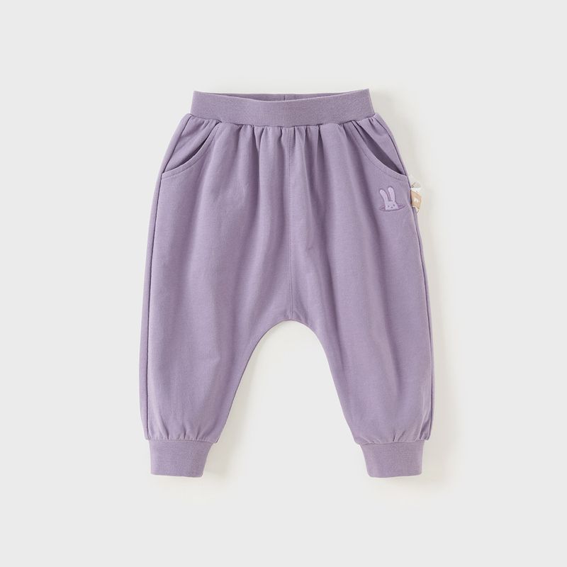 David Bella Children's Knitted Pants, New Spring Style for Toddlers, Boys' Pure Cotton Big Pp Pants, Girls' Casual Jogger Pants