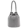Marc Jacobs Иконичные Металлические Аксессуары Стразы Металлическая Цепь Сумка-Ведро Мини Женские Сумки Серебристый 2P4HCR017H03991