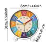 Desktop Decoration Mute Alarm Clock Small Silent Children Clock Creative Electronic Clock Early Education