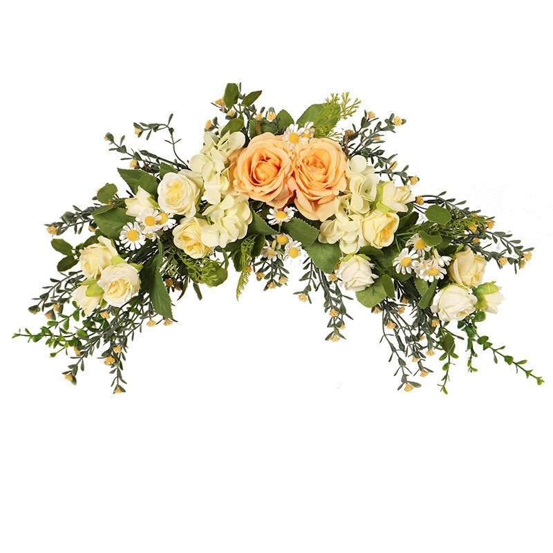 Свадебная арка цветы искусственные цветочные гирлянды 45 см декоративный гирлянда искусственные цветы гирлянда для двери свадебная вечеринка стена домашний декор