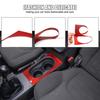 Red Carbon fiber Center Cup Holder Trim Sticker For Nissan Frontier 2005-