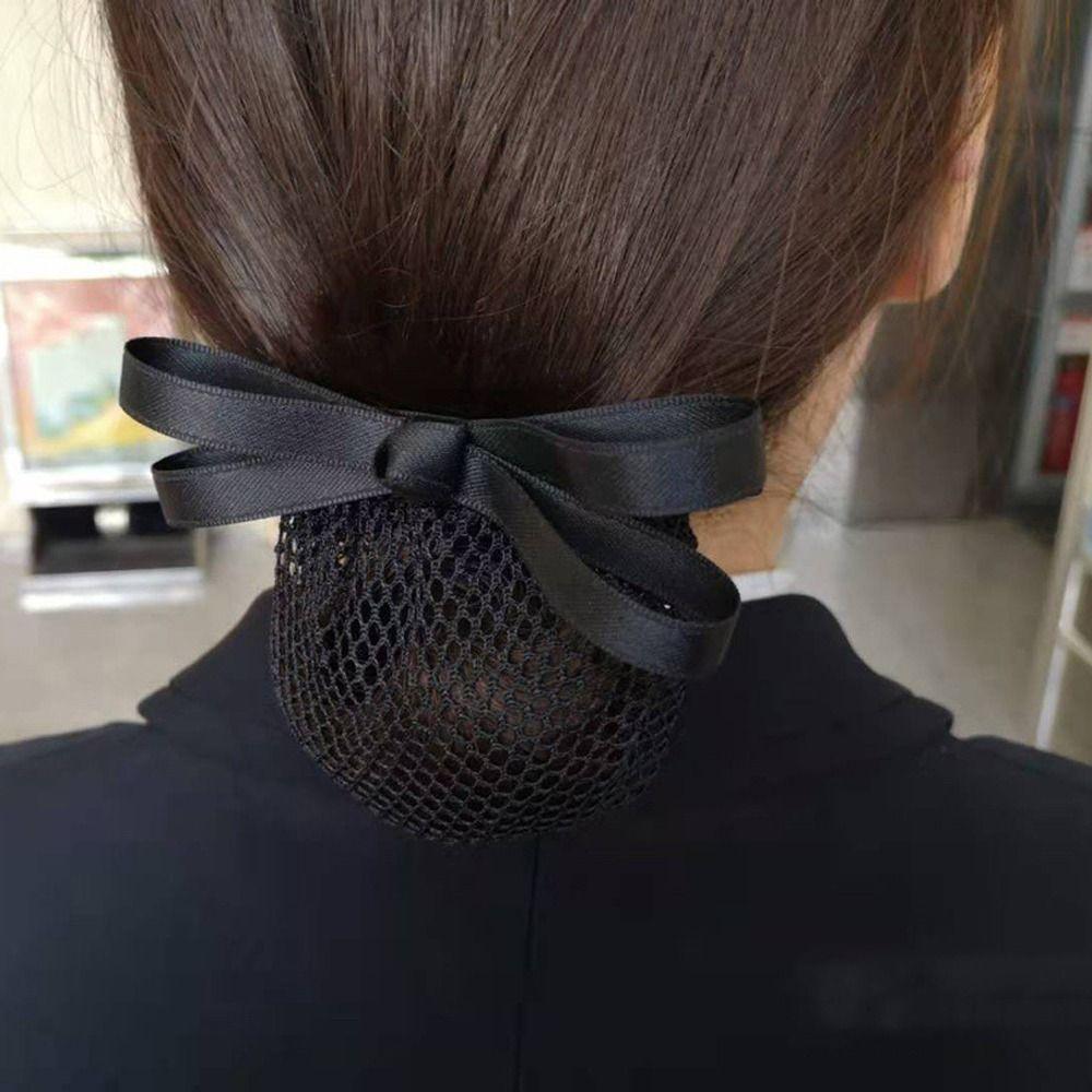 Офисная сетка для волос Сетчатая сетка для волос Корейский пучок Снуд Зажим для хвостика Заколки Сетка-чехол Женские пружинные зажимы