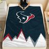 Houston Texans Print Flannel Blanket, High quality Comfortable for All Seasons, Home Decor, Warmth and Comfort, Perfect for Christmas Gifts