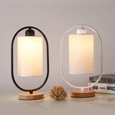 2022 Originele 1 шт. E27 Nordic Eenvoudige Slaapkamer Nachtkastje Бюролампа Thuis Houten Base Led Reading Night Light