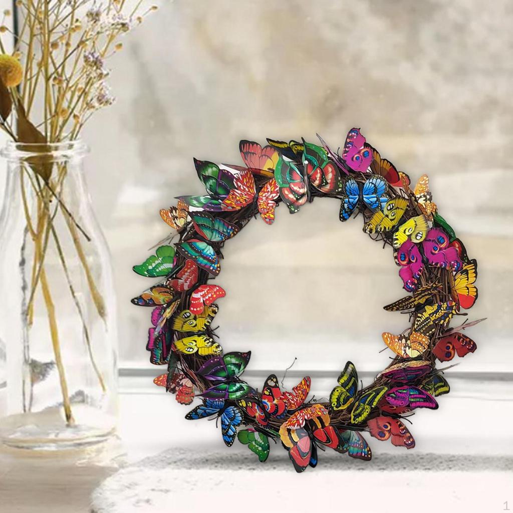 Floral Wreath for Front Door - Indoor Outdoor Decor