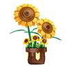 291Pcs Sunflower Potted Plant Building Block Eternal Flower Bricks Home Decoration Assemble Bricks Toys Kids Girl Gift