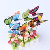 10pcs Colorful Butterfly Stakes, 3D Artificial Butterfly Decor, Garden & Patio Decor, Random Pattern
