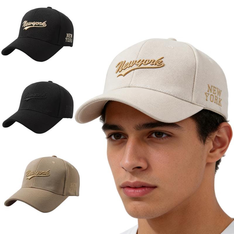 Breathable New York Dad Hat Adjustable Baseball Cap for Men Women Embroidered Sun Outdoor Trucker Hat for All Genders