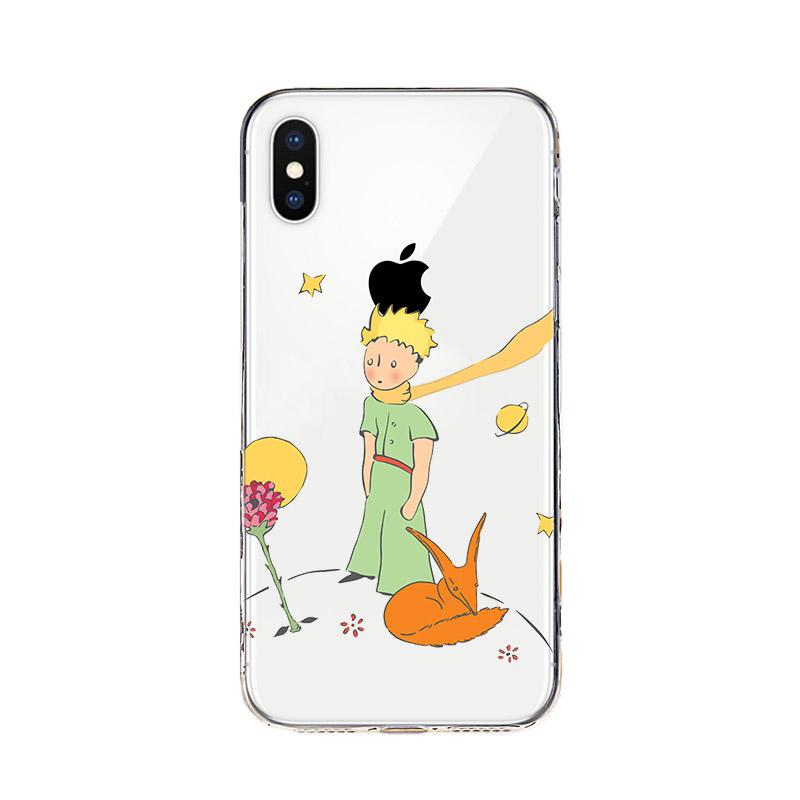 Силиконовый чехол «Маленький принц и лиса» для Apple IPhone 13 12 Mini 11 Pro XS MAX XR X 8 7 6 6S 5 Plus SE, чехол для телефона