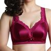 Gathered Thin Sexy Lace Bra Upper Collection and Auxiliary Breast Adjustment Type Fashionable Ladies Bra