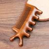 Multifunctional Body Meridian Massage Comb Wide Tooth Wood Therapy Massage Comb
