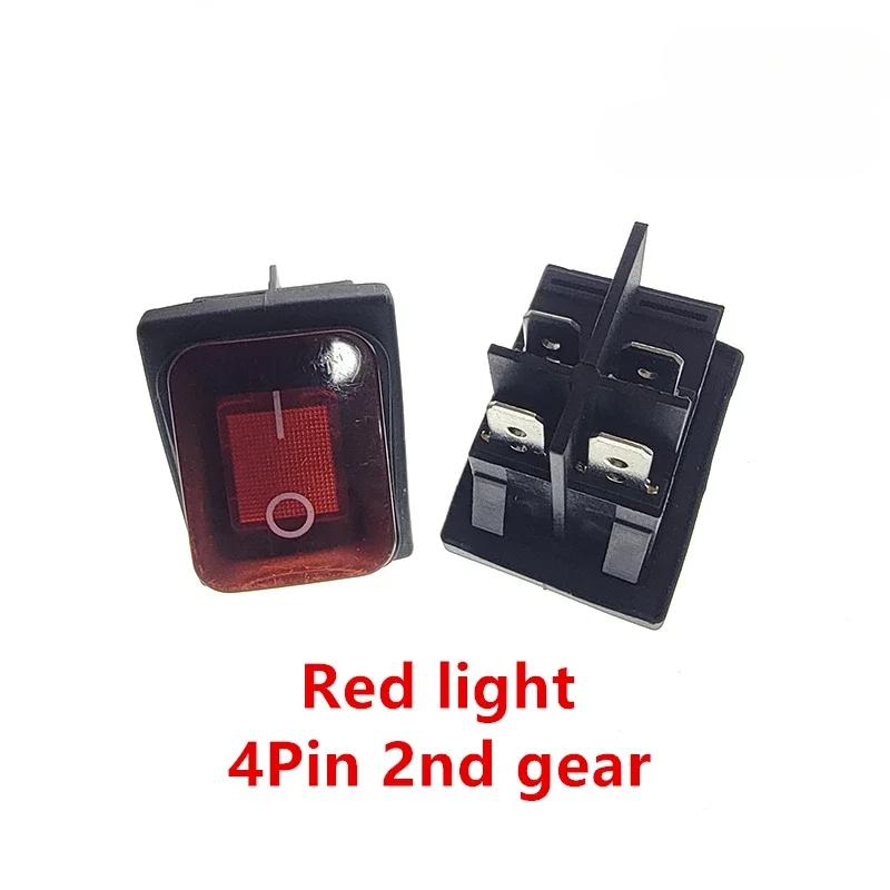 2 шт. KCD4 16A 125V 20A 250v водонепроницаемый сверхмощный тумблер с подсветкой фиксатор 4 контакта вкл. выкл. аварийный морской тумблер