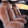 1Pc Wool Car Seat Cover Winter Plush Warm Seat Cushion Auto Goods Car Styling Car Accessories