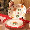 Modern Style Cute Ceramic Plates High End Cartoon Anime Exquisite Dining Plates Christmas Gifts Household Tableware
