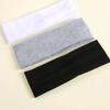 6Cm Wide Simple Basic Solid Color Sports Yoga Headband Running Antiperspirant Sweat Suction Men'S And Women'S Headband