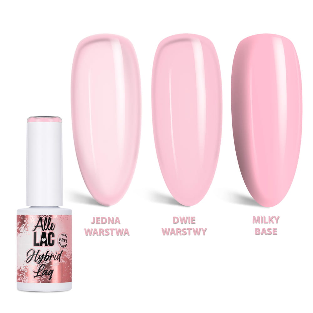 Lakier Hybrydowy Led/Uv Gel Polish Nudes Sweet Dusk Allelac Hema/Di-Hema Free 6G
