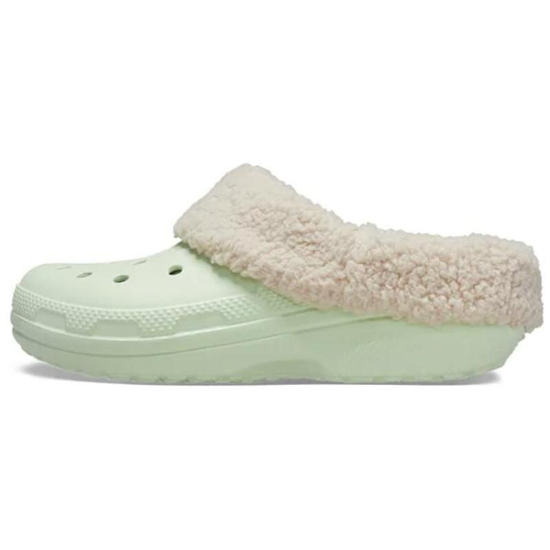 Crocs Мода Классические Туфли с Цветами и Перфорацией Женские Зеленые