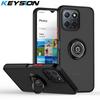 KEYSION Модный матовый чехол для телефона Honor X8 5G X6, прозрачный противоударный чехол-подставка с кольцом, задняя крышка для телефона Huawei Honor X6 X8 5G