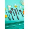 6 Piece Silicone Cooking Kitchen Set Cake Spatula Spoon Egg Brush Tongs Spatula