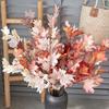 Artificial Maple Leaf Vibrant Color Simulation Plant Exquisite Realistic Maple Leaf for Home Party Decoration