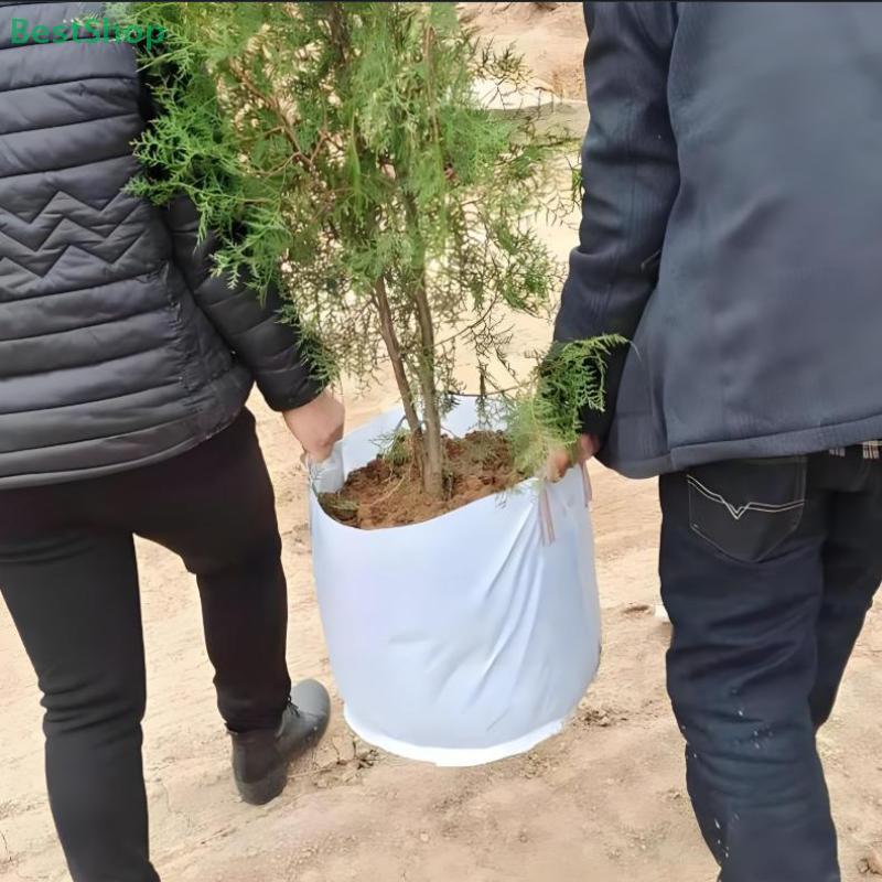 Дышащие мешки для выращивания разного размера, утолщенные, с ручками, Горшок для рассады, Мешок для выращивания