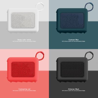 Силиконовый чехол-накладка для Bluetooth-совместимой колонки JBL GO 4 GO4 Полная защита Пылезащитный Утолщенный защитный рукав