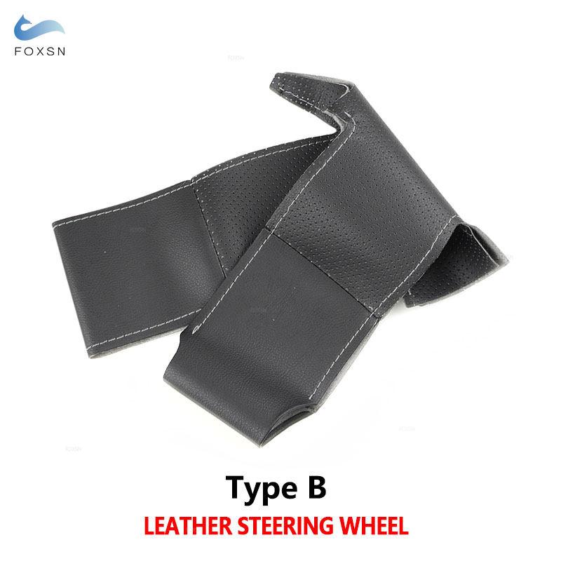 Автомобильные аксессуары, перфорированная кожа из микрофибры, внутренняя крышка рулевого колеса, наклейка, отделка для Hyundai Elantra 2008 2009