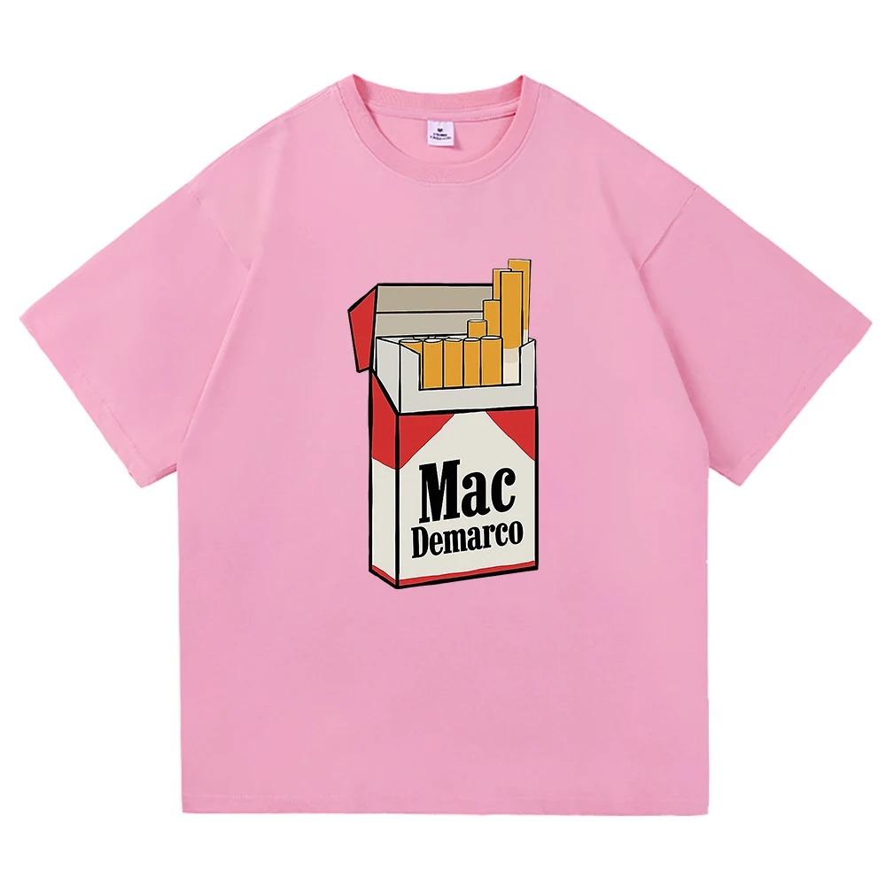 Футболка с графическим принтом Mac DeMarco Ill Smoke You Ode to Viceroy Мерч Харадзюку Милый Стиль Унисекс Хлопок Женские и Мужские Футболки