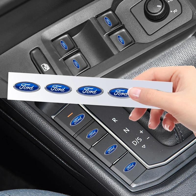 2025 Hot For Ford 2025 New Fashion Car Front Emblem Rear Trunk Emblem Mini Sticke For Ford Focus ST Ranger Mondeo Kugo Ecosport