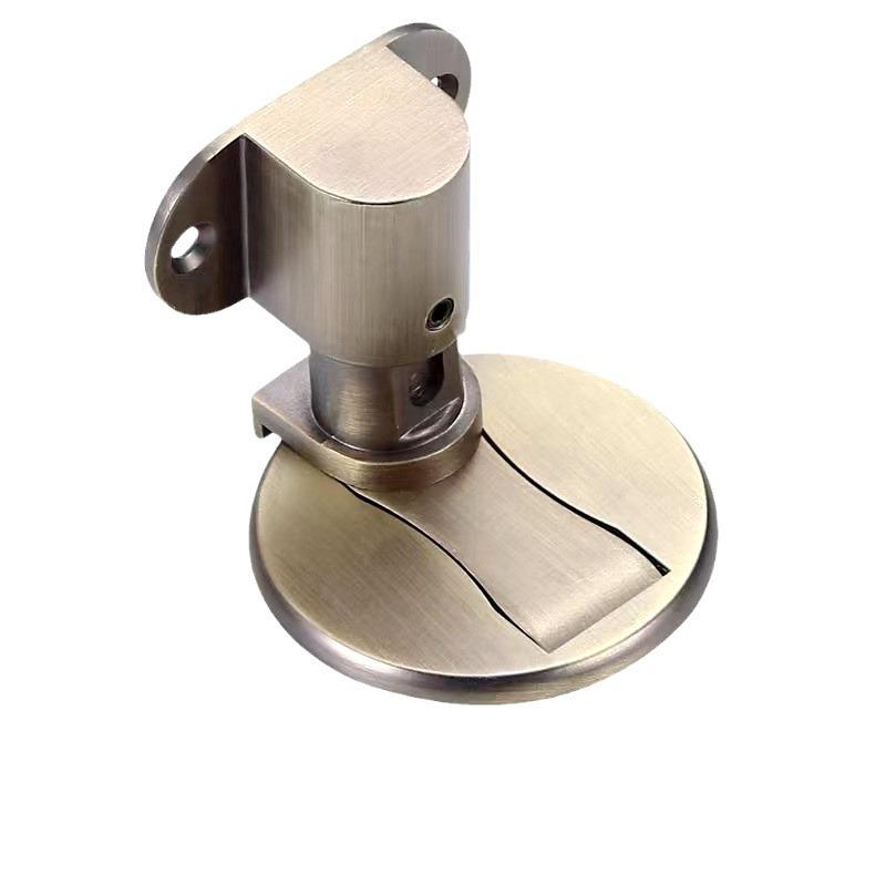 Бесшумный дверной стопор: Бесфрезерный, невидимый напольный бампер для спальни и ванной комнаты