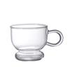 Color Glass Mug Small Tea Cup Coffee Mug  Tumbler Cups In Bulk Heat Resistant Glass Coffee Cup Drinkware Wholesale