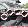 For Tesla Model 3 Y 2024-2024 Storage Case Tray Flocking Center Console Armrest Hidden Box Trash Bin Interior Car Accessories