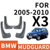 For BMW X3 2005 2006 2007 2008 2009 2010 Mud Upgrade Anti-splash Mudguards Front Rear Wheels Fender Mudflap Accessories