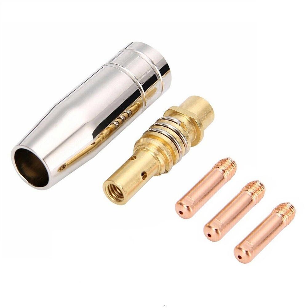 1 Set Welding Nozzle MIG Contact Tip Consumables MIG Welding MB15 15AK Contact Tip 0.6/0.8/0.9/1.0/1.2mm