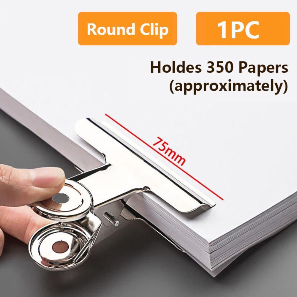 Universal Mountain Shaped Clip Stainless Steel Bill Clip Multifunctional Clamp  School Office