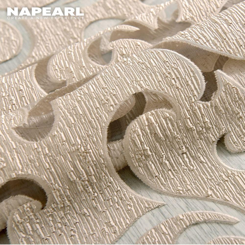 1 PC NAPEARL Modern Bedroom Sheer Curtain Fashion Living Home Window Curtain Jacquard Tulle Curtain