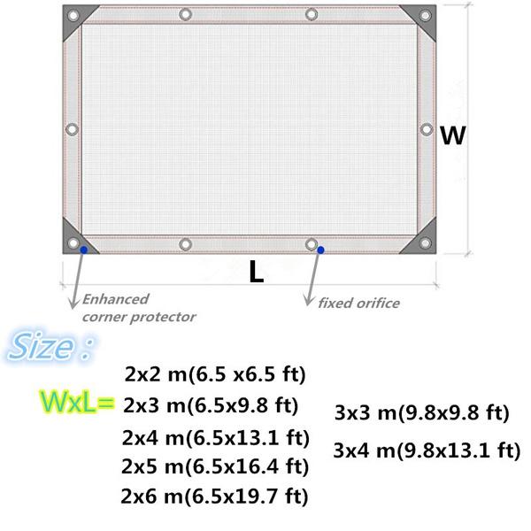 Ткань для солнцезащитного козырька для наружного патио с втулками, паруса для садового козырька, навес для навеса