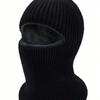 1 шт./компл. Мужская термошапка Зимняя вязаная ветрозащитная маска-балаклава на все лицо, Вязаная шапка с защитой шеи, Теплая термоподкладка для мужчин и женщин