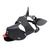 SM Dog Perverted SM Dog Party Toy for Blindfold Full Head Restraint Leather SM Popular Black [Warmtrees] Goods, Mask, Leather, Mask, Restraint, Mask,