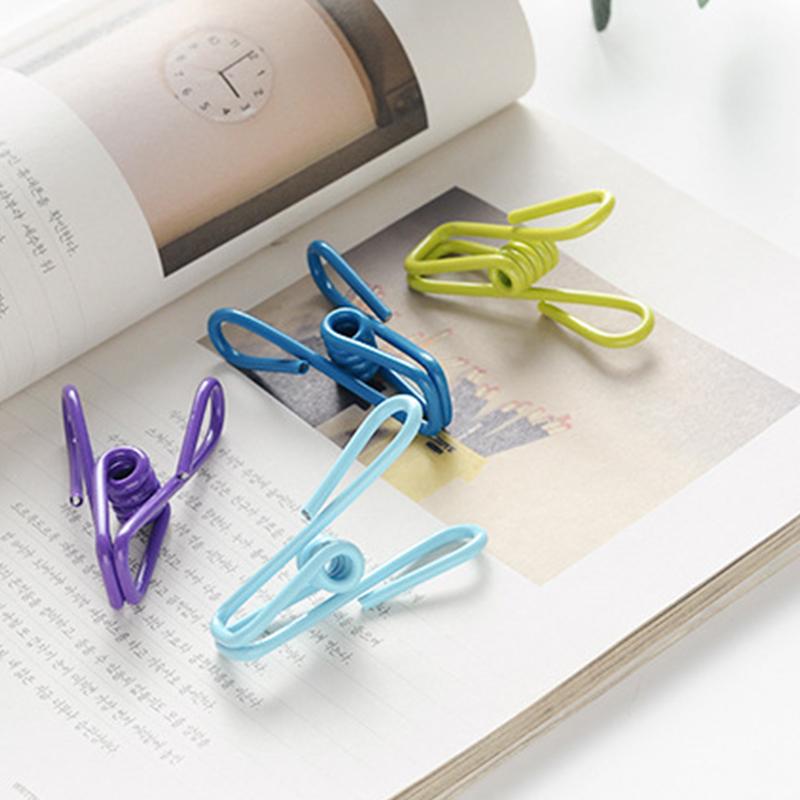 10Pcs Clothing Hanger Multicolor Notes Letter Paper Organizer Multipurpose Home Living Clothes Hangers Assorted Chip Bag Clips  Jewelry Accessory