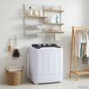 Mini Washing Machine with Twin Tub 3.6 kg Black and White