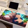 Mouse Pad Large Gamer pc Gaming Accessories Speed Keyboard Rubber Locking Edge Desk Mat Office Laptop P-Pokemon Snorlax Mousepad
