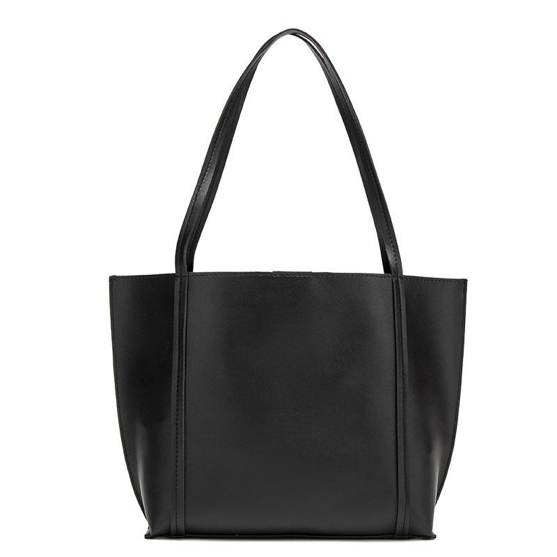 Women's Bag Solid Color New Jane Tote Large Bag Casual Mother and Child Shoulder Handbag One Piece