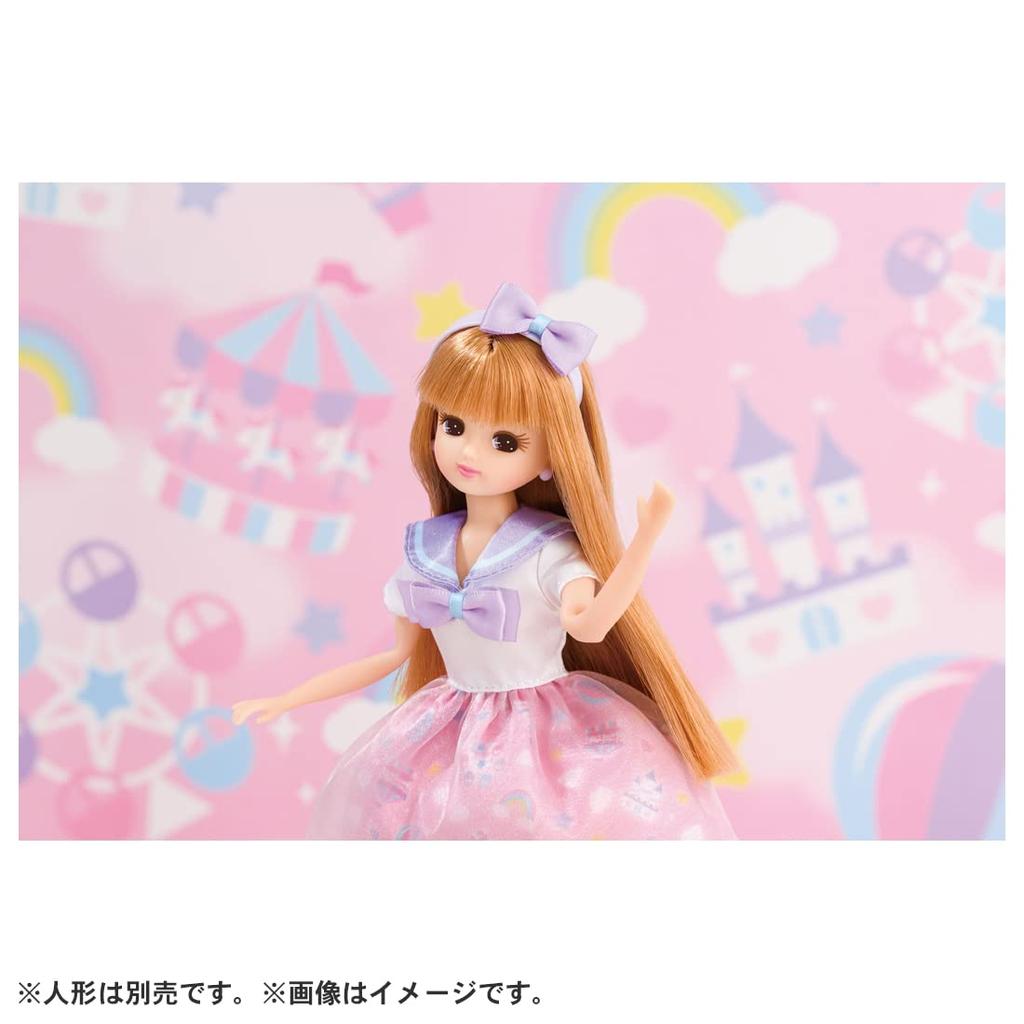 TAKARA TOMY Платье Юмэкава Юэнчи Play Toy Ages Licca-chan LW-09 Dress-up 3+