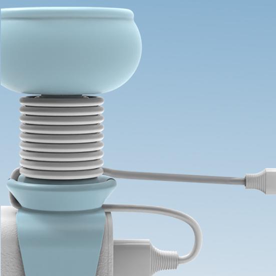 Silicone Data Cable Organizer Cartoon Cable Protector Flexible Wrap Storage Buckle Universal Charging Cord Holder for Travel Home