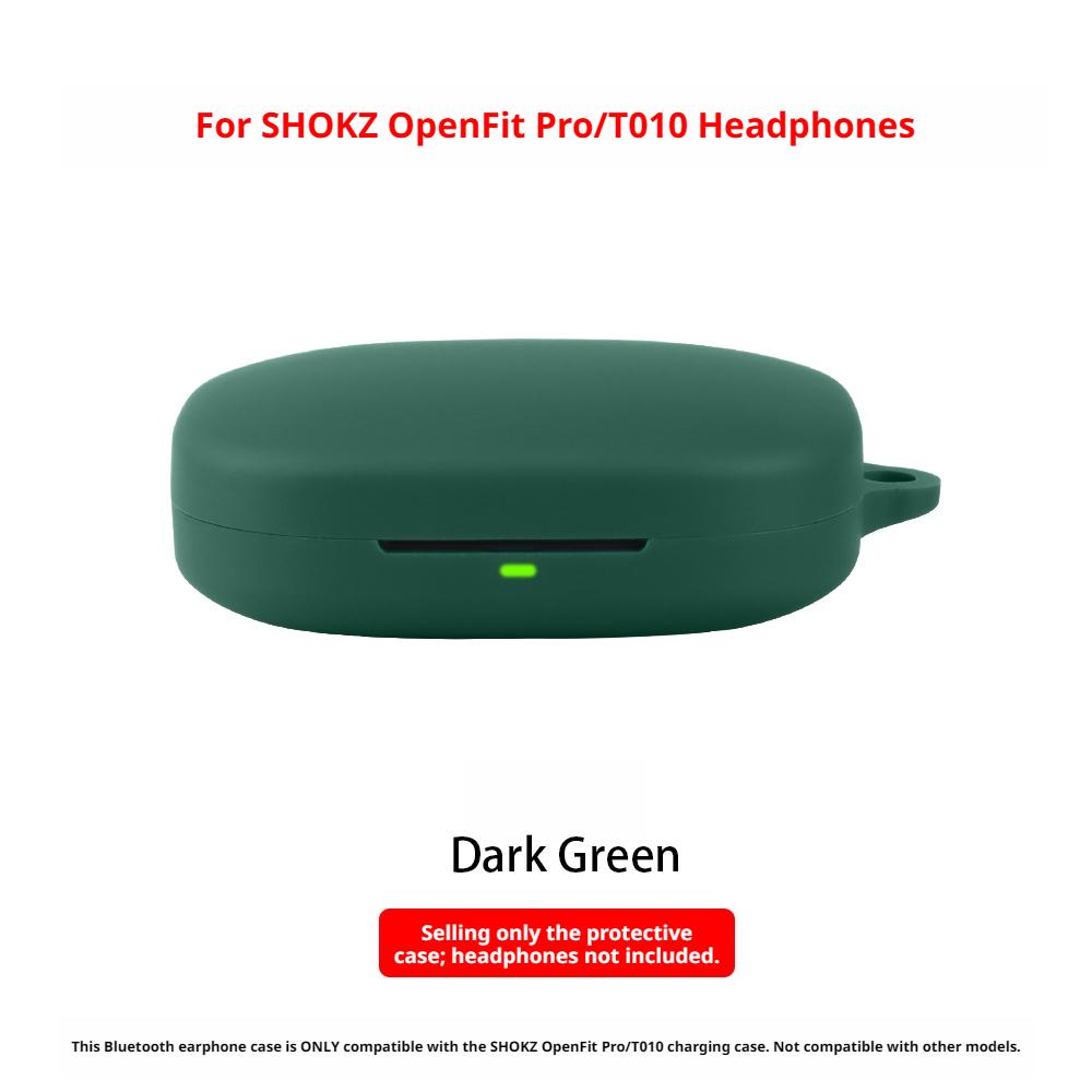 Soft Silicone Protective Case For Shokz Openfit Pro T010 Anti Scratch Shockproof Full Cover Charging Case Protector Electronics