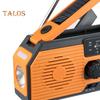 Emergency Solar Radio with Flashlight SOS Alarm IPX3 Waterproof Multifunctional Hand Crank AM/FM Weather Radio
