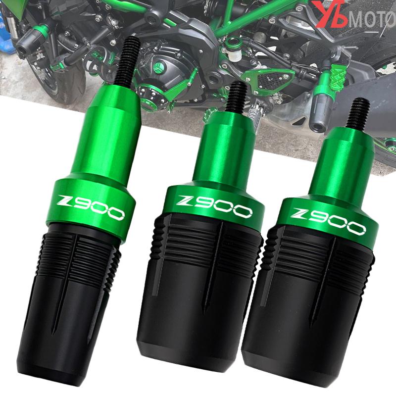 Алюминиевая защита выхлопной системы мотоцикла для Kawasaki Z 900 Z900 RS 2017-2022, слайдеры рамы, двигатель, падение